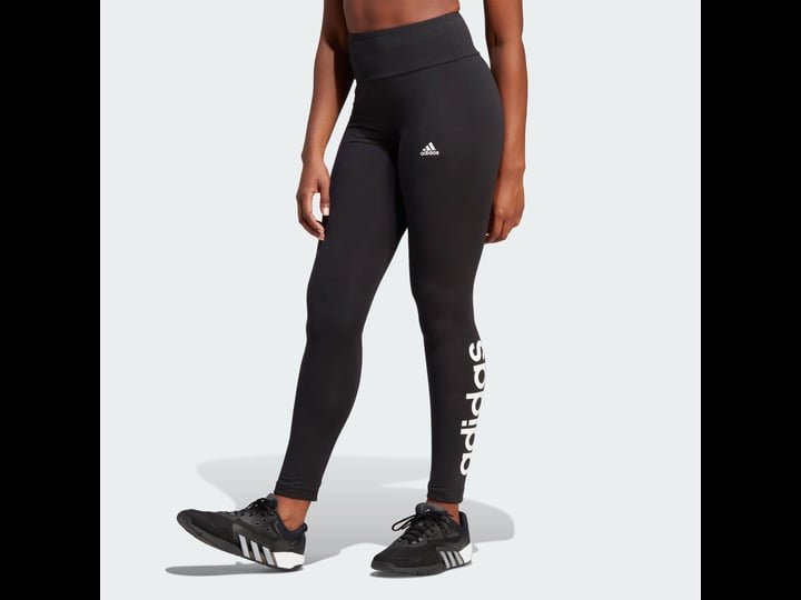 adidas-womens-essentials-high-waisted-logo-leggings-black-white-l-1