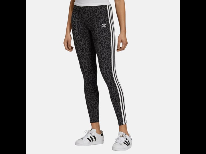 adidas-womens-multi-black-leggings-pants-size-xs-1
