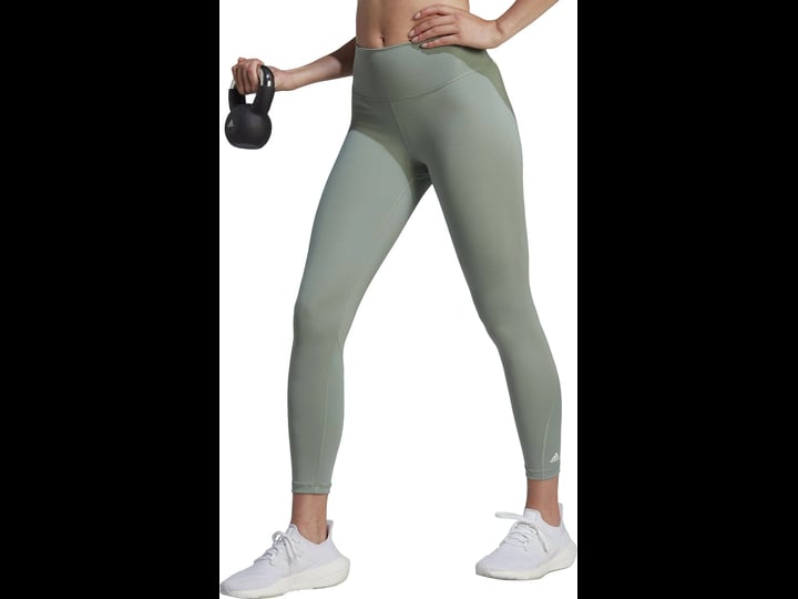 adidas-womens-optime-training-high-rise-7-8-leggings-silver-green-l-1