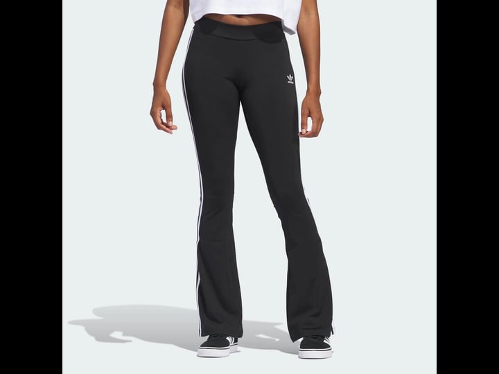adidas-womens-originals-flared-leggings-in-black-black-size-large-cotton-polyester-fleece-1