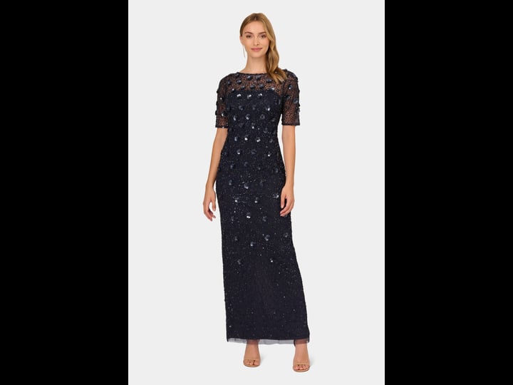 adrianna-papell-beaded-evening-gown-in-dusty-navy-at-nordstrom-size-1