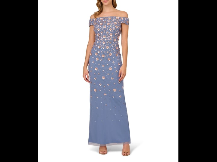adrianna-papell-floral-beaded-off-the-shoulder-gown-womens-16-french-blue-coral-1