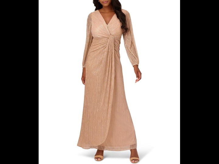 adrianna-papell-metallic-crinkled-mesh-draped-long-gown-light-gold-size-7