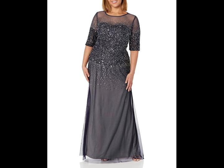 adrianna-papell-plus-size-beaded-illusion-gown-1