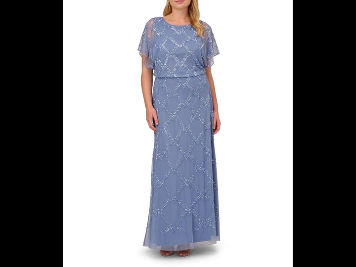 adrianna-papell-plus-size-blouson-beaded-gown-french-blue-size-22w-1