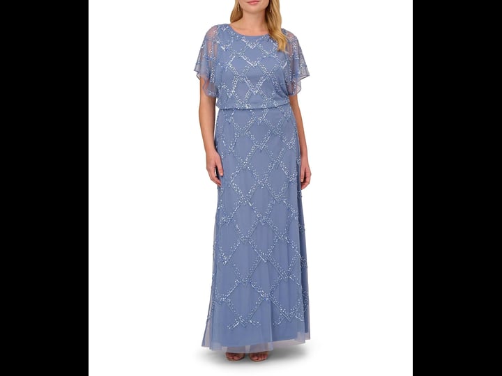 adrianna-papell-plus-size-blouson-beaded-gown-french-blue-size-22w-1