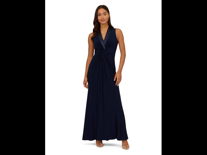 adrianna-papell-womens-jersey-tuxedo-gown-1