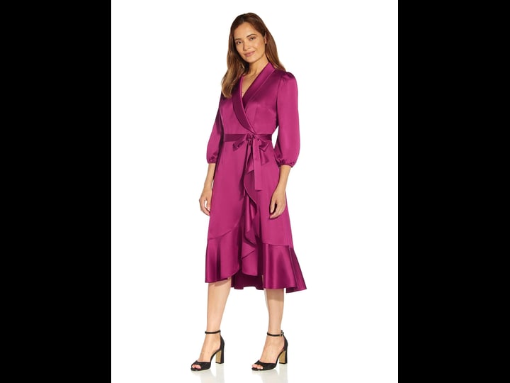adrianna-papell-wrap-dress-6-red-1