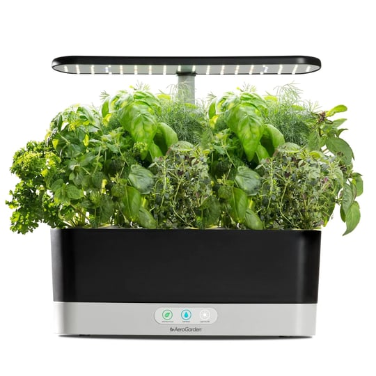 aerogarden-harvest-slim-with-gourmet-herb-seed-pod-kit-black-1