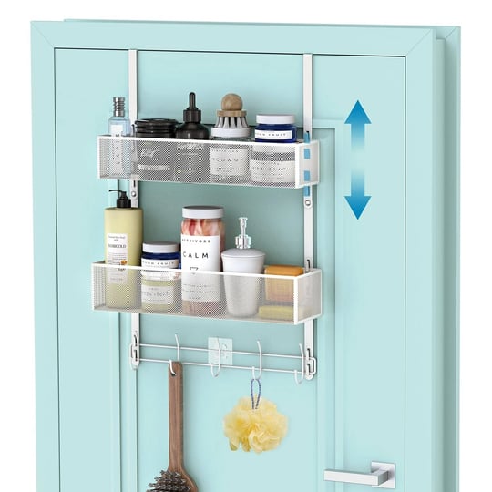 aimeaihe-adjustable-over-the-door-hooks-organizer-door-hanger-coat-rack-with-2-mesh-baskets-and-10-h-1