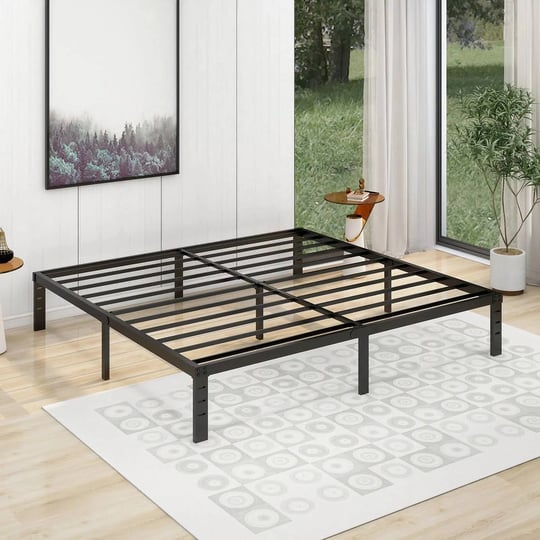 alazyhome-14-inch-metal-platform-full-bed-frame-with-heavy-duty-steel-slat-support-black-1