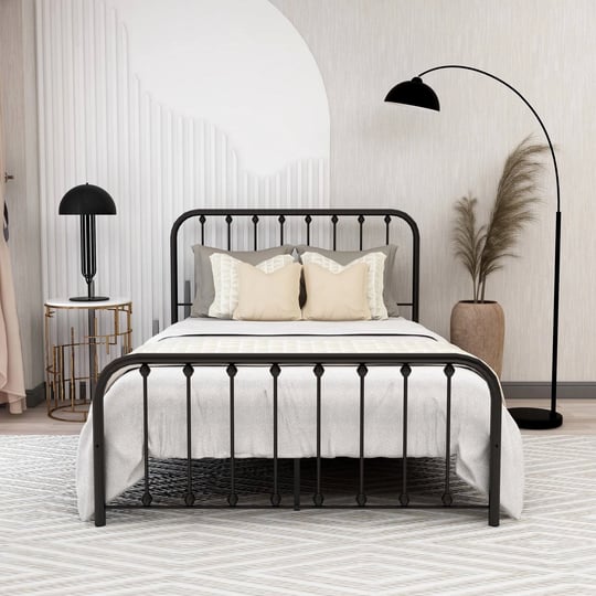 alazyhome-sturdy-metal-platform-bed-frame-black-full-1