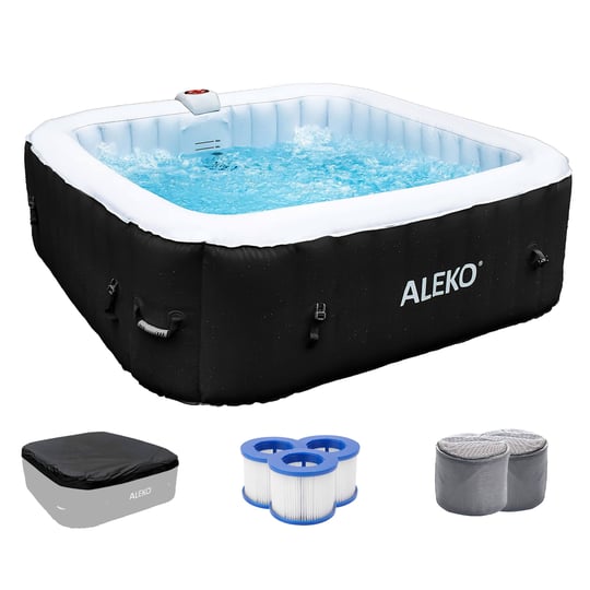 aleko-htisq6gybk-square-inflatable-jetted-hot-tub-spa-with-cover-6-person-265-gallon-black-1