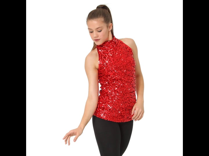 alexandra-collection-womens-sequin-sparkle-tank-tunic-dress-just-for-kix-womens-size-small-red-1