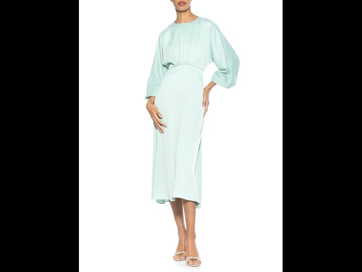 alexia-admor-womens-constance-fit-flare-midi-dress-sage-size-9