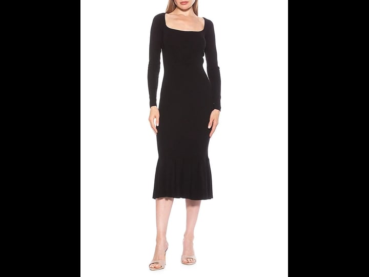 alexia-admor-womens-reese-square-neck-knit-midi-dress-black-small-1