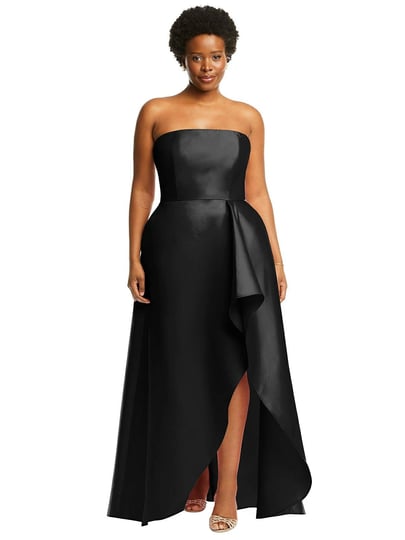 alfred-sung-strapless-satin-gown-with-draped-front-slit-and-pockets-d832-black-2-1