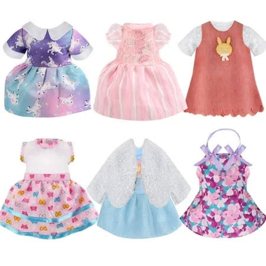 alive-baby-clothes-6-sets-12-inch-baby-dolls-dress-accessories-include-unicorrn-skirt-snow-white-dre-1