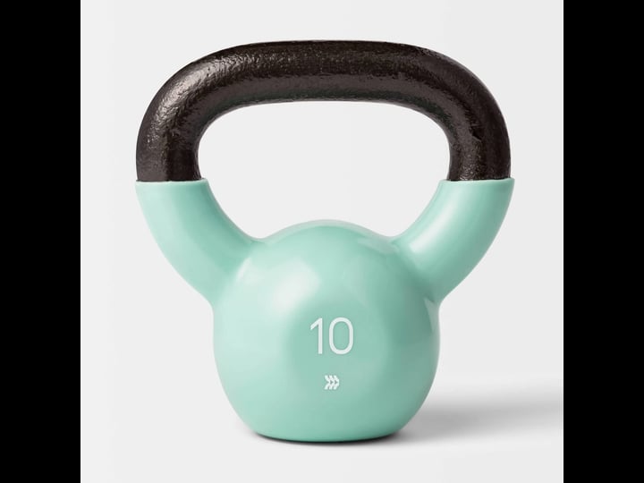 all-in-motion-10lb-aqua-cast-iron-vinyl-coating-kettlebell-1