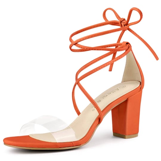 allegra-k-fashion-clear-strap-block-heel-lace-up-sandals-orange-7-5-1
