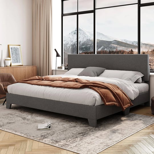 allewie-king-size-bed-frame-with-adjustable-headboard-upholstered-platform-bed-with-wood-slats-heavy-1