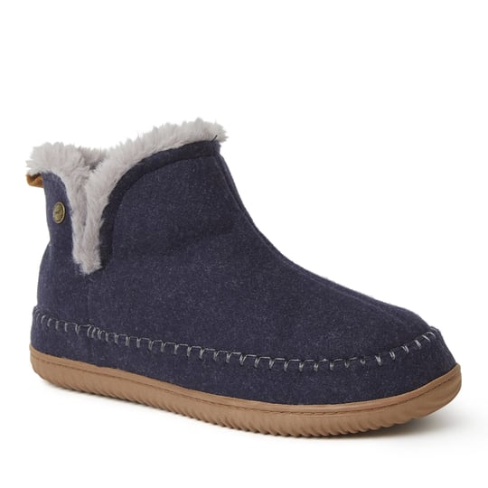 alpine-by-dearfoams-mens-brixen-bootie-slipper-navy-heather-size-m-1