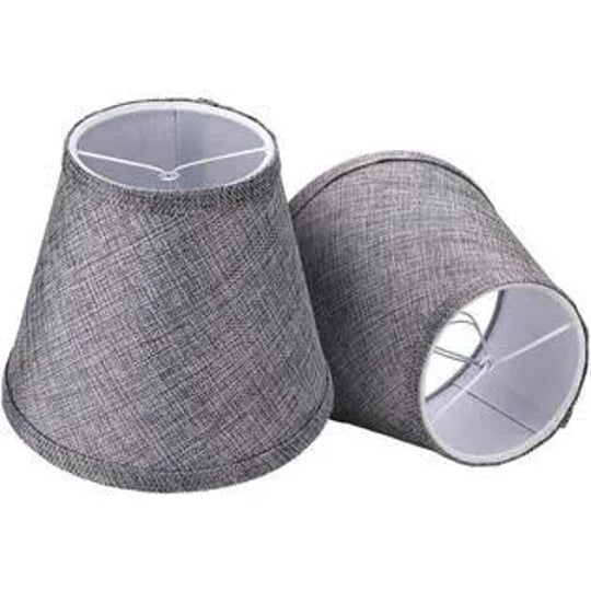 alucset-double-mesh-small-lamp-shade-clip-on-bulb-set-of-2-for-candelabra-bulbs-barrel-fabric-lampsh-1