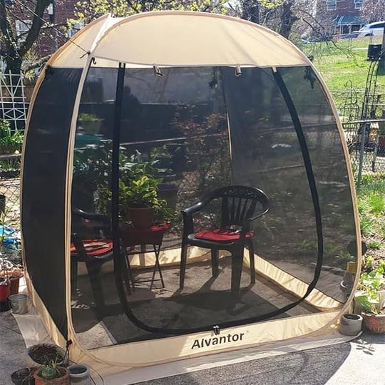 alvantor-screen-house-room-camping-tent-outdoor-canopy-pop-up-sun-shade-hexagon-shelter-mesh-walls-n-1