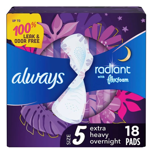 always-radiant-pads-flexi-wings-extra-heavy-overnight-light-clean-scent-size-5-18-pads-1