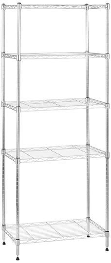 amazon-basics-5-shelf-narrow-adjustable-storage-shelving-unit-200-pound-loading-capacity-per-shelf-s-1