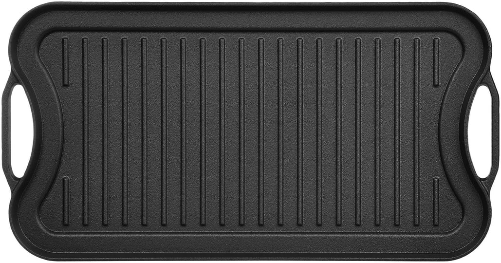 amazon-basics-pre-seasoned-cast-iron-reversible-rectangular-grill-griddle-black-20-x-10-39-x-0-98-in-1