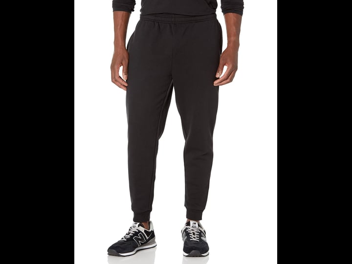 amazon-essentials-mens-fleece-jogger-pant-black-medium-1