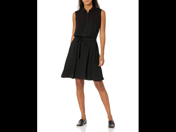 amazon-essentials-womens-sleeveless-woven-shirt-dress-1
