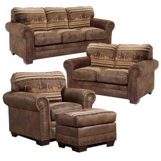 american-furniture-classics-wild-horses-4-piece-set-with-sleeper-brown-1