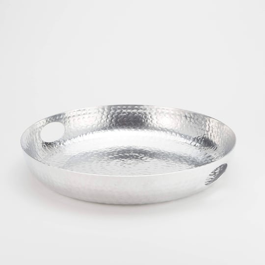 american-metalcraft-aths16-hammered-aluminum-beverage-tray-silver-16-inch-diameter-1