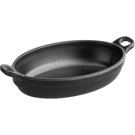 american-metalcraft-mc61-5-25-oz-black-oval-faux-cast-iron-melamine-casserole-serving-dish-with-hand-1