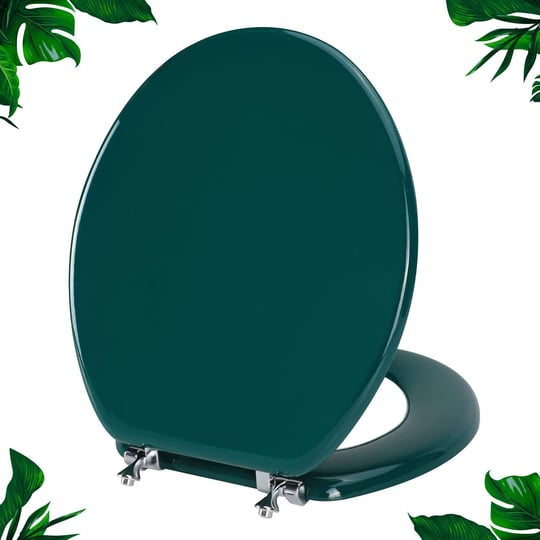 angol-shiold-dark-green-round-toilet-seat-natural-wood-toilet-seat-with-zinc-alloy-hinges-easy-to-in-1