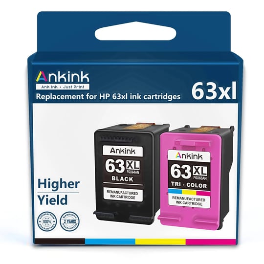 ankink-higher-yield-63xl-ink-cartridges-black-and-color-combo-pack-replacement-for-hp-63-xl-officeje-1