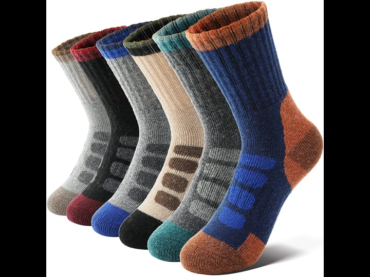 anlisim-kids-merino-wool-hiking-socks-boys-girls-toddlers-thermal-winter-warm-boot-thick-cushion-gif-1