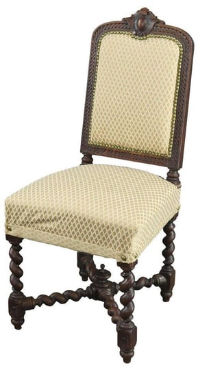 antique-dining-chair-hunting-renaissance-barley-twist-gold-oak-1
