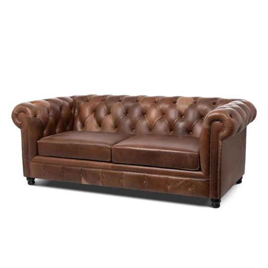 antique-farmhouse-button-tufted-natural-leather-sofa-1