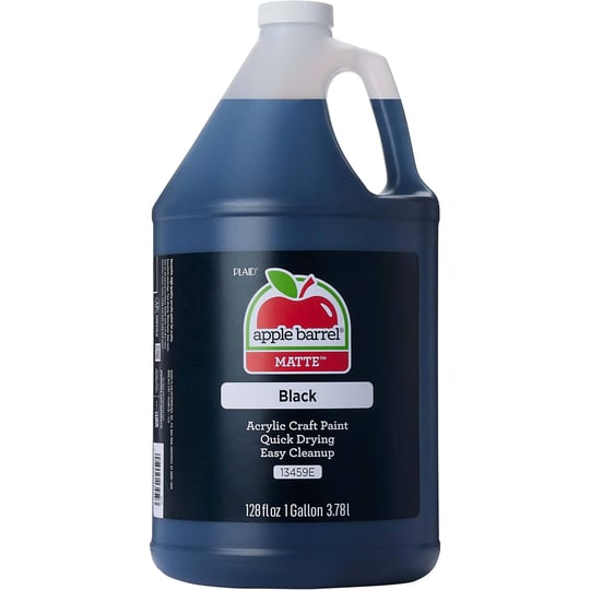 apple-barrel-one-gallon-128-fl-oz-black-acrylic-paint-matte-finish-color-for-painting-drawing-art-su-1