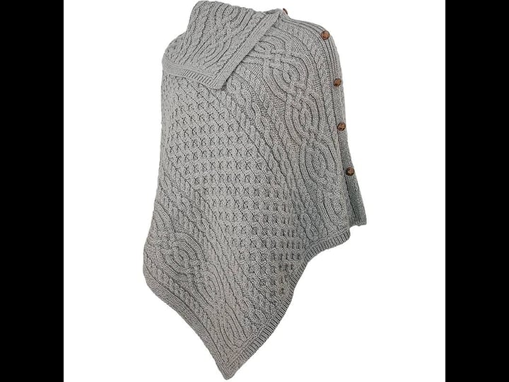 aran-tipperary-cowl-neck-poncho-grey-m-l-1