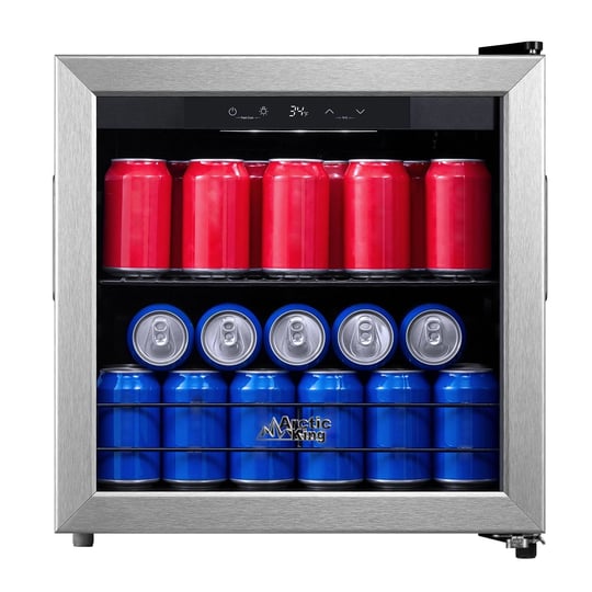arctic-king-arv48b1ast-48-can-beverage-fridge-cooler-with-electrical-control-stainless-steel-look-1