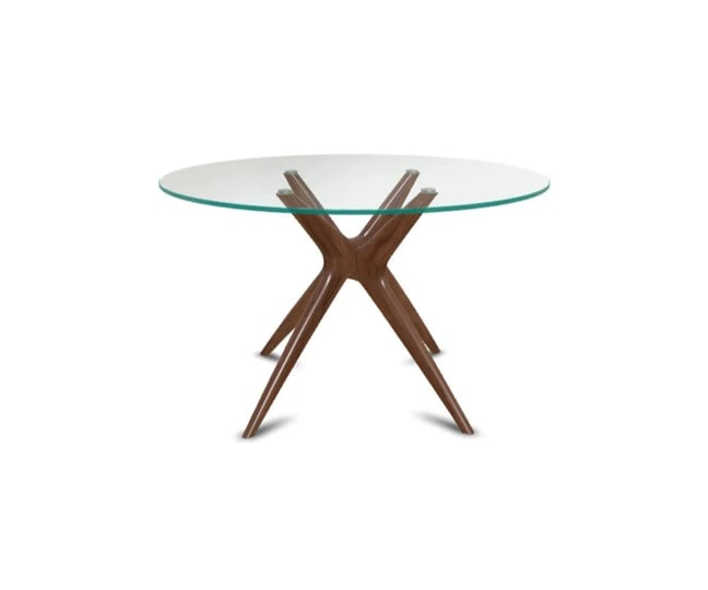 ardal-round-coffee-table-glass-walnut-stain-1