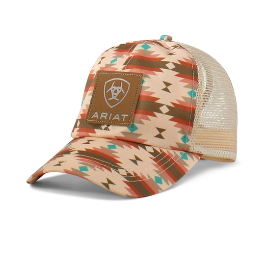 ariat-ladies-pony-flow-cap-aztec-print-pink-1