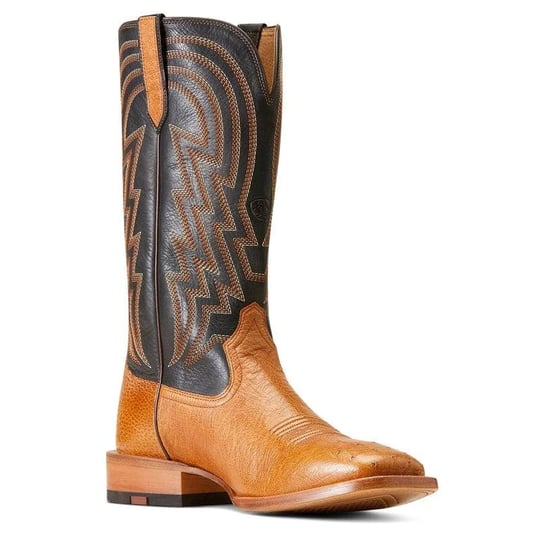 ariat-mens-haywire-antique-tan-smooth-quill-ostrich-square-toe-exotic-cowboy-boots-10046954-size-9-5-1