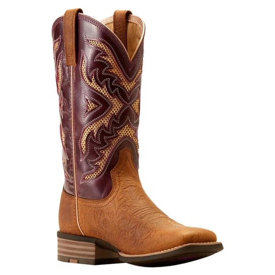 ariat-womens-san-angelo-venttek-360-western-boots-tooled-toasted-almond-7-north-40-outfitters-1