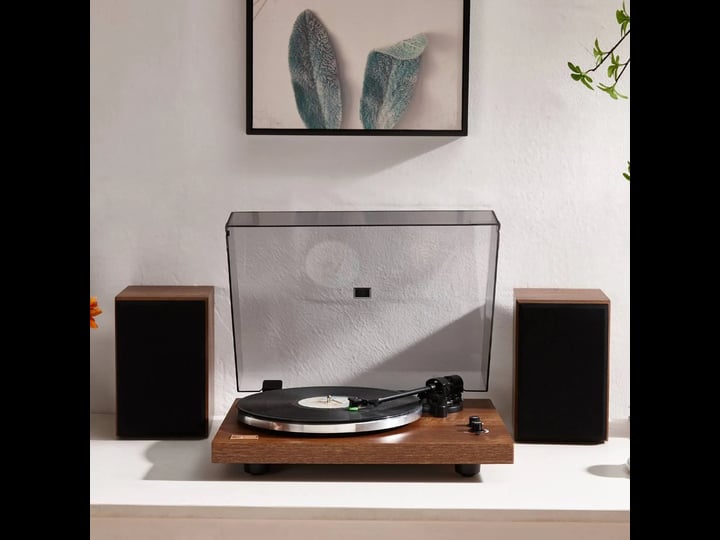 arkrocket-cassini-bluetooth-record-player-vinyl-turntable-40watt-stereo-bookshelf-speakers-brown-1