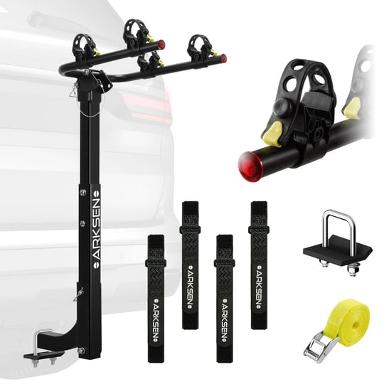arksen-2-bike-rack-heavy-duty-bicycle-carrier-rear-hitch-mount-with-2-receiver-tie-down-strap-anti-r-1